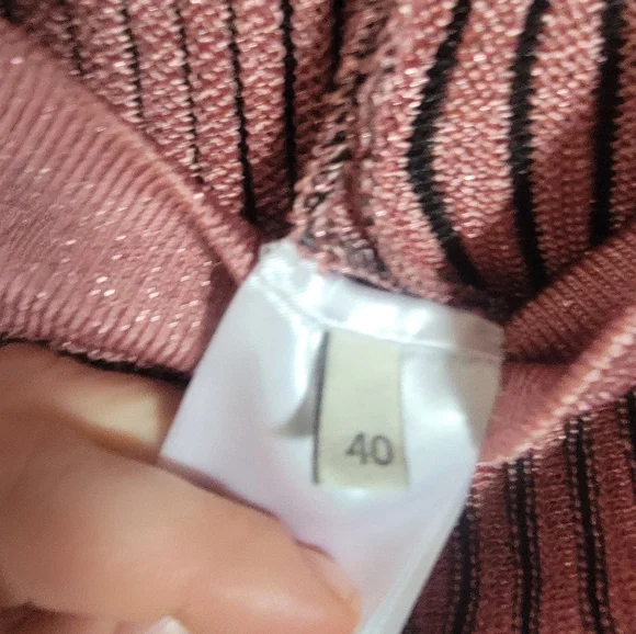 Marco De Vincenzo Rainbow Metalic Knit Pants - Picture 4 of 5